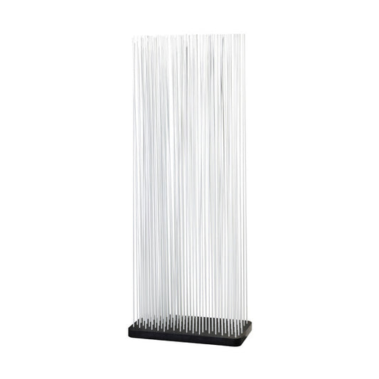 Raumteiler Fiber mit weißen Fiberglasstäben